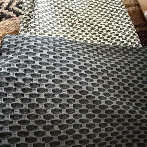 NWOT 2 pair Black and White Textured Fabric Leggings